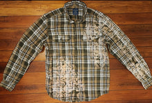 Vintage Distressed Flannel Muted Green - 44 Marketplace