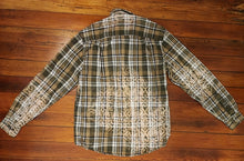 Vintage Distressed Flannel Muted Green - 44 Marketplace